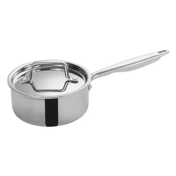 1-5-quart-stainless-steel-sauce-pan-with-cover-each 1.5 Quart Stainless Steel Sauce Pan with Cover each