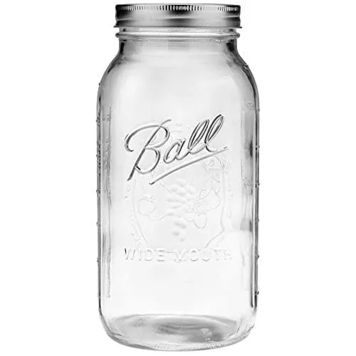 1-ball-64oz-wide-mouth-half-gallon-mason-jar 1 Ball 64oz Wide Mouth Half Gallon Mason Jar