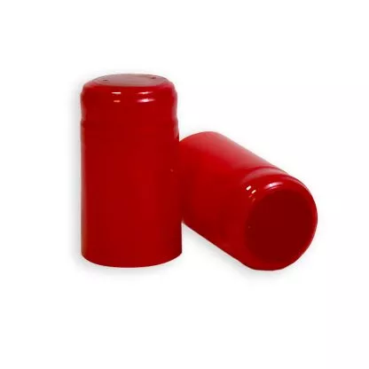 100-pack-glossy-red-shrink-capsules-30-5-55-with-wine-bottles 100 Pack GLOSSY RED SHRINK CAPSULES 30.5×55 With for Wine Bottles