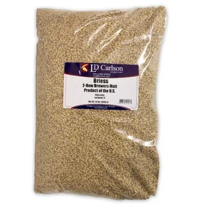 10lb-briess-2-row-brewers-base-malt-uncrushed 10LB BRIESS 2-Row Brewers Base Malt – Uncrushed