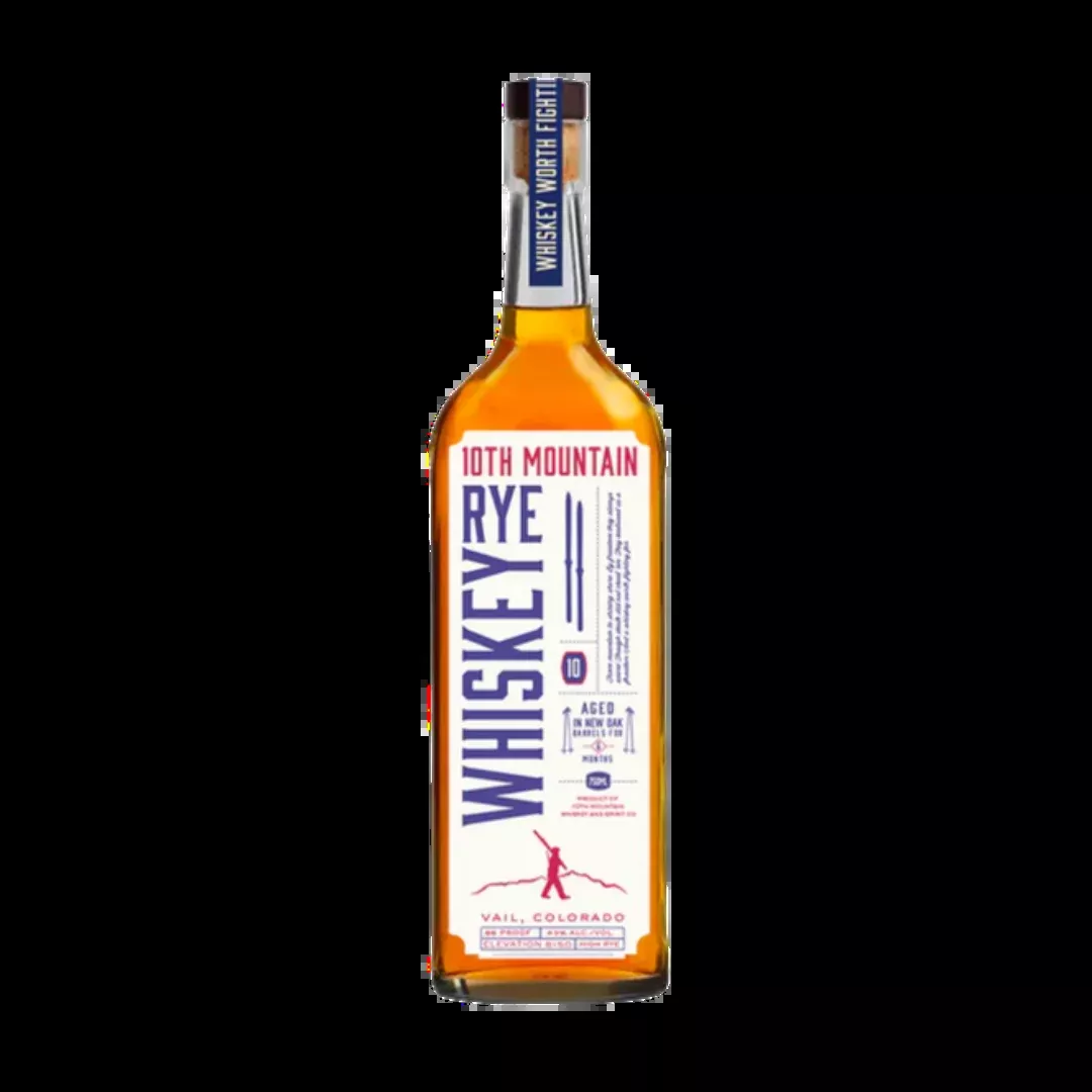 10th-mountain-whiskey-high-rye-colorado-750ml 10TH MOUNTAIN WHISKEY HIGH RYE COLORADO 750ML