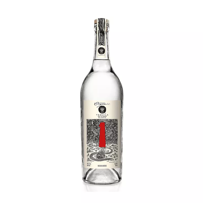 123 Organic Blanco Uno Tequila