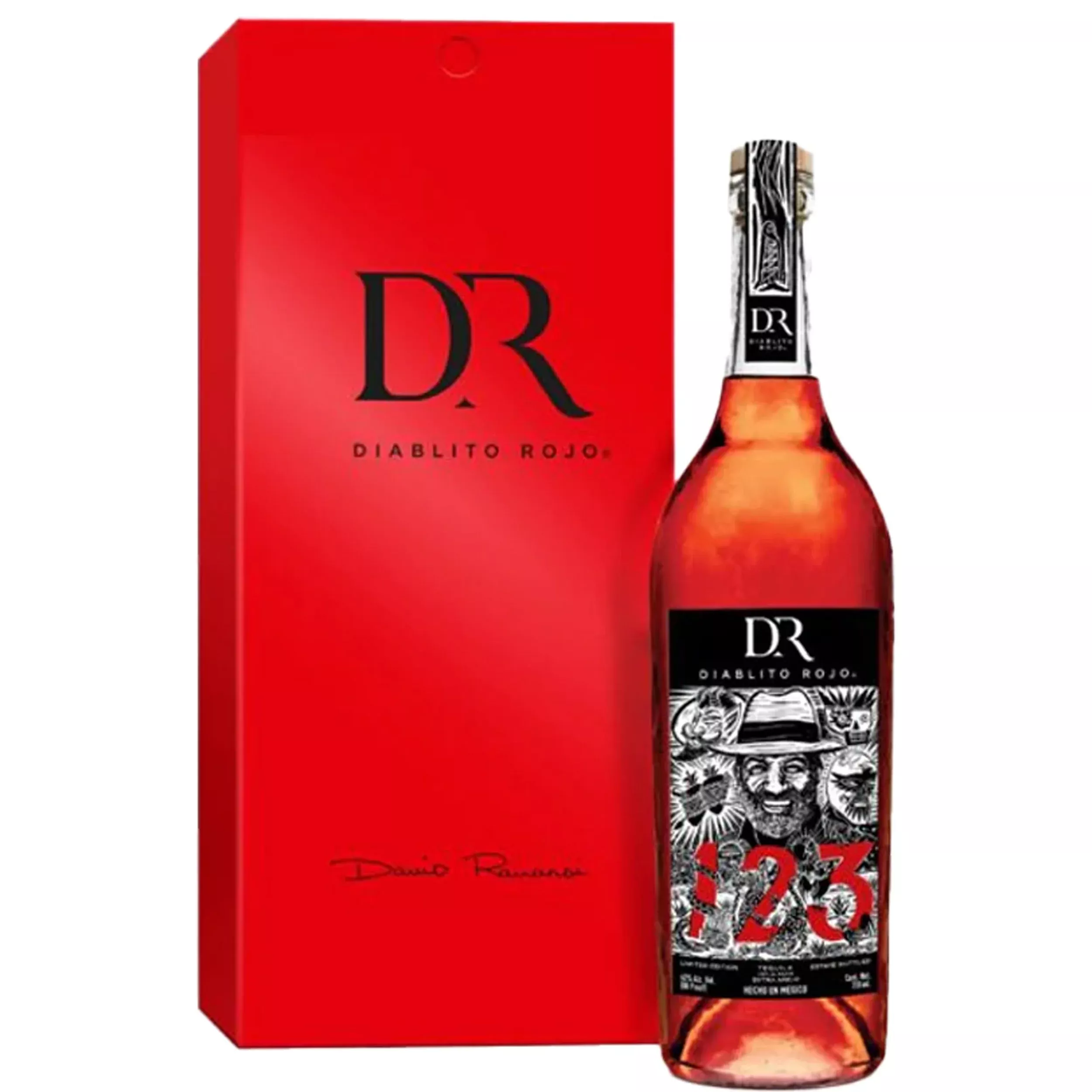 123 Organic Extra Anejo Diablito Rojo Tequila