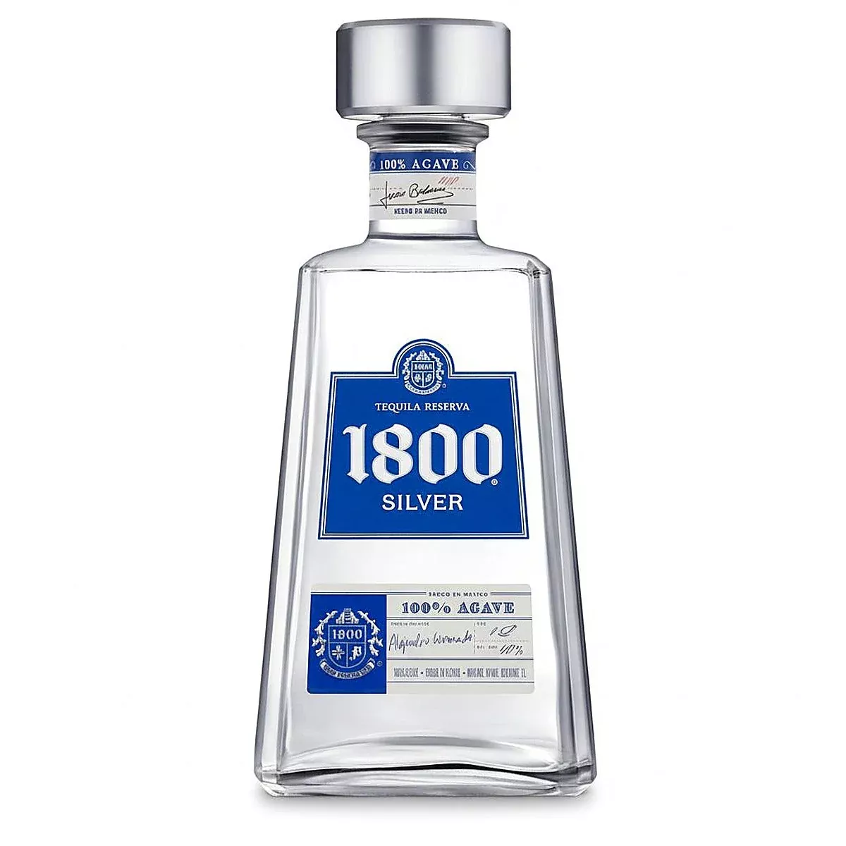 1800-silver-tequila-1l 1800 Silver Tequila 1L