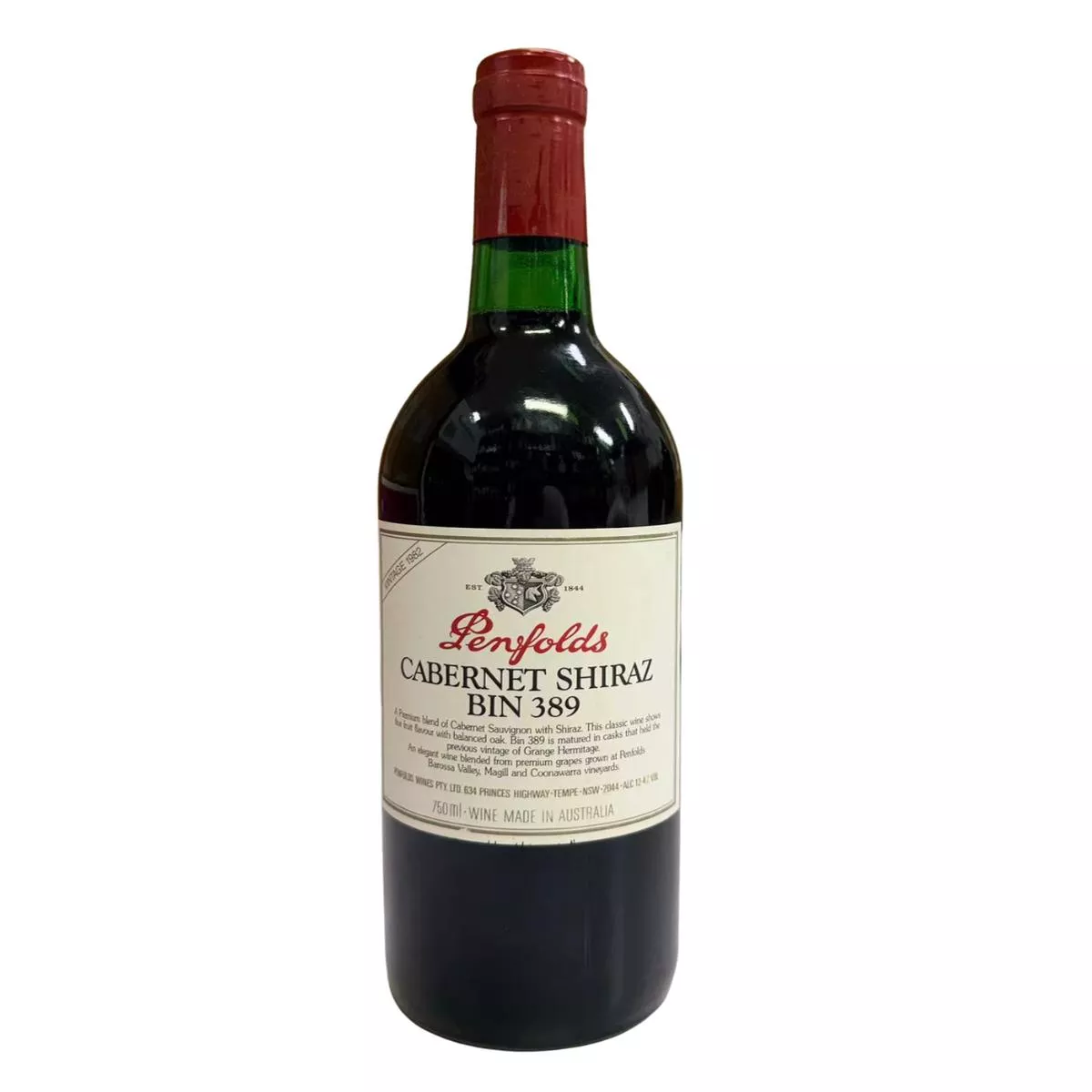 1982-penfolds-bin-389-cabernet-shiraz-750ml 1982 Penfolds Bin 389 Cabernet Shiraz 750ml