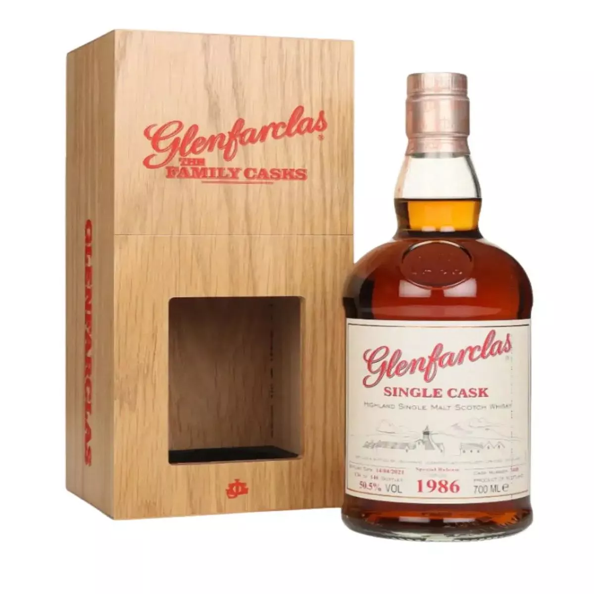 1986-glenfarclas-family-casks-single-cask-vintage-single-malt-scotch-whisky-700m 1986 Glenfarclas The Family Casks Single Cask Vintage Single Malt Scotch Whisky 700ml