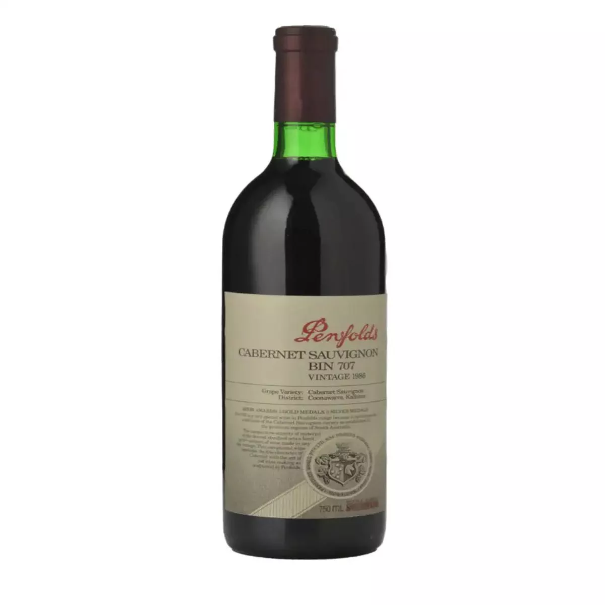 1986-penfolds-bin-707-cabernet-sauvignon-750ml 1986 Penfolds Bin 707 Cabernet Sauvignon 750ml