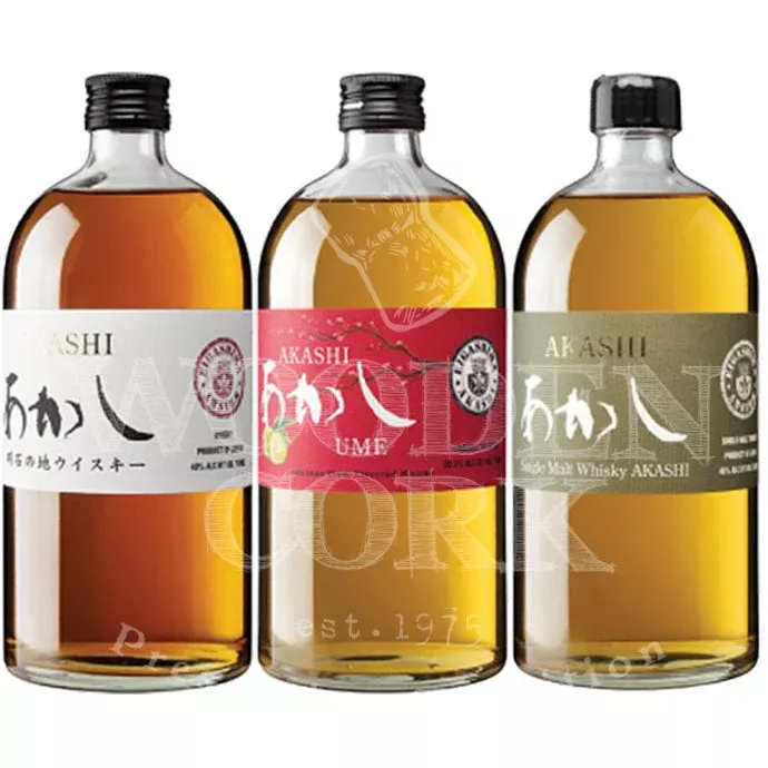 akashi-blended-whisky-ume-plum-single-malt-bundle Akashi Blended Whisky & Ume Plum & Single Malt Bundle