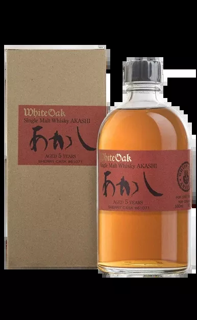 akashi-whiskey-single-malt-sherry-cask-5yr-750ml AKASHI WHISKEY SINGLE MALT SHERRY CASK 5YR 750ML