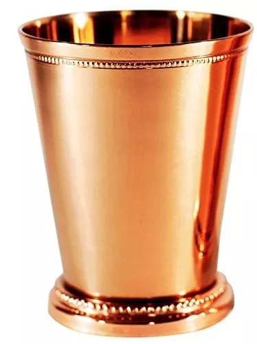 Alchemade 100% Pure Copper 12 Ounce Derby Cup Without A Handle For Mint Juleps, Moscow Mules, or any Beverage - Great Addition to Any Copper Collection