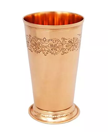 Alchemade 100% Pure Copper 18 Oz Derby Cups Without A Handle For Mint Juleps and Other Cocktails - Seamlessly Handmade to Last a Lifetime Tarnish Free
