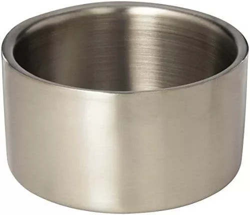 american-metalcraft-sw4-stainless-steel-double-wall-food-coaster-satin-finish-4- American Metalcraft SW4 Stainless Steel Double-Wall Food Coaster, Satin Finish, 4 3/4-Inch Diameter, Silver