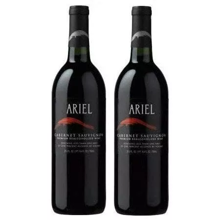 ariel-cabernet-sauvignon-wine-750ml-2-pack-alcohol-removed-dealcoholized-25-4-oz Ariel Cabernet Sauvignon Wine 750ML 2 PACK Alcohol Removed Dealcoholized 25.4 oz Red Oak Aged