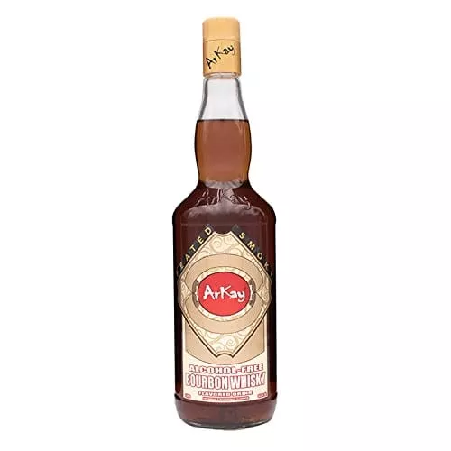 arkay-non-alcoholic-bourbon-peated-flavored-drink-1l-bottle-make-great-zero-proo Arkay Non-Alcoholic Bourbon Peated Flavored Drink - 1L Bottle | Make Great Zero Proof Cocktails | 0 Calories 0 Sugar |