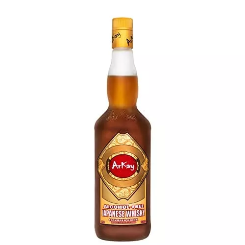 ArKay Non-Alcoholic Japanese Whiskey | Alcohol Alternative | Make Amazing Zero Proof Cocktails | 0 Calories 0 Sugar