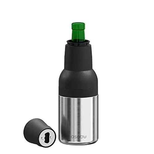 asobu-frosty-beer-2-go-vacuum-insulated-double-walled-stainless-steel-beer-can-b Asobu Frosty Beer 2 Go Vacuum Insulated Double Walled Stainless Steel Beer Can and Bottle Cooler with Beer Opener Eco Friendly and Bpa Free (Silver)