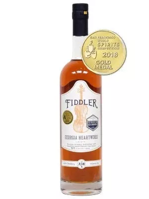 ASW Distillery Fiddler Georgia Heartwood Bourbon Whiskey
