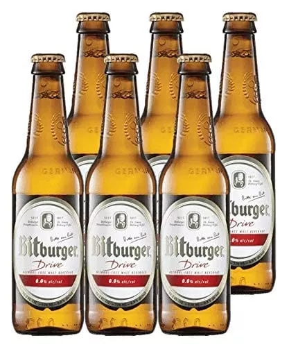 bitburger-drive-non-alcoholic-german-beer-330ml-33l-6-pack Bitburger Drive Non-Alcoholic German Beer 330ml (.33l) 6-Pack