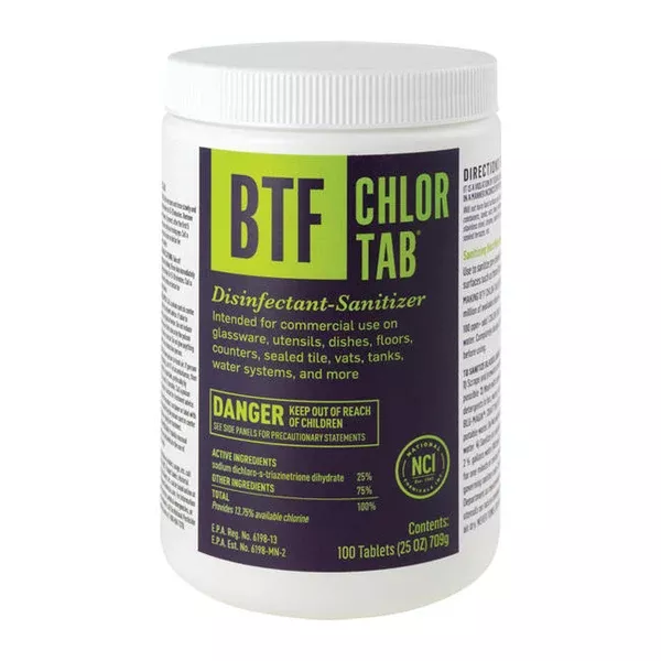 btf-chlor-tab-disinfectant-sanitizer-pk-100-ct BTF Chlor-Tab Disinfectant-Sanitizer pk 100 ct