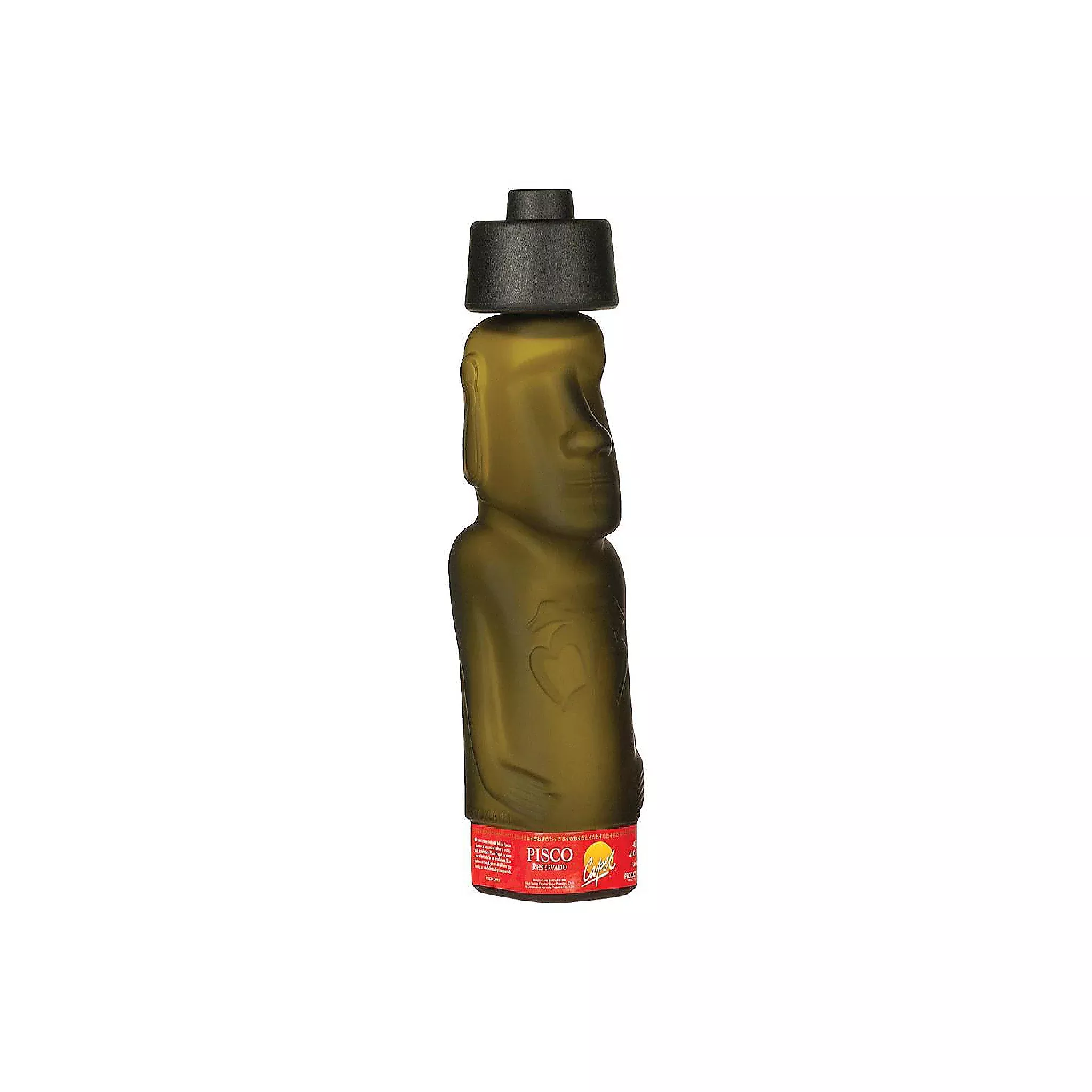 capel-pisco-reservado-moai-shaped-bottle Capel Pisco Reservado Moai Shaped Bottle
