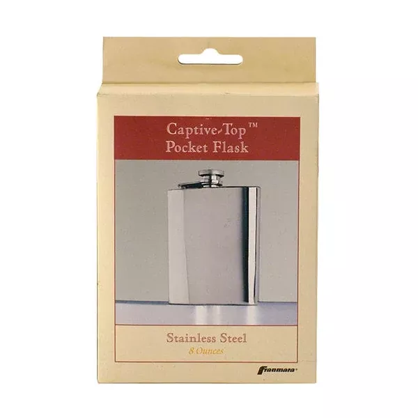 captive-top-pocket-flask8-oz-each Captive Top Pocket Flask8 oz each