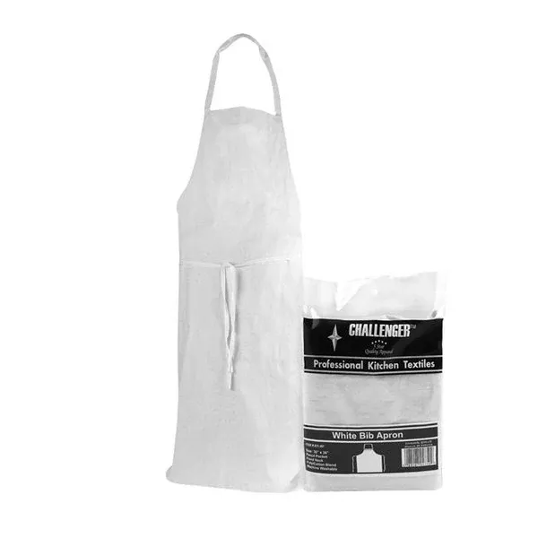 challenger-bistro-apron-white-each Challenger Bistro Apron White each