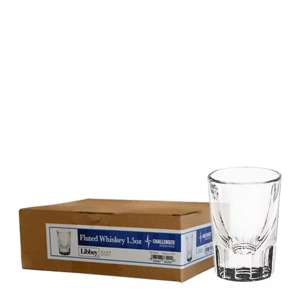 challenger-whiskey-fluted-1-1-2-oz-1-dz Challenger Whiskey Fluted 1 1/2 oz 1 dz