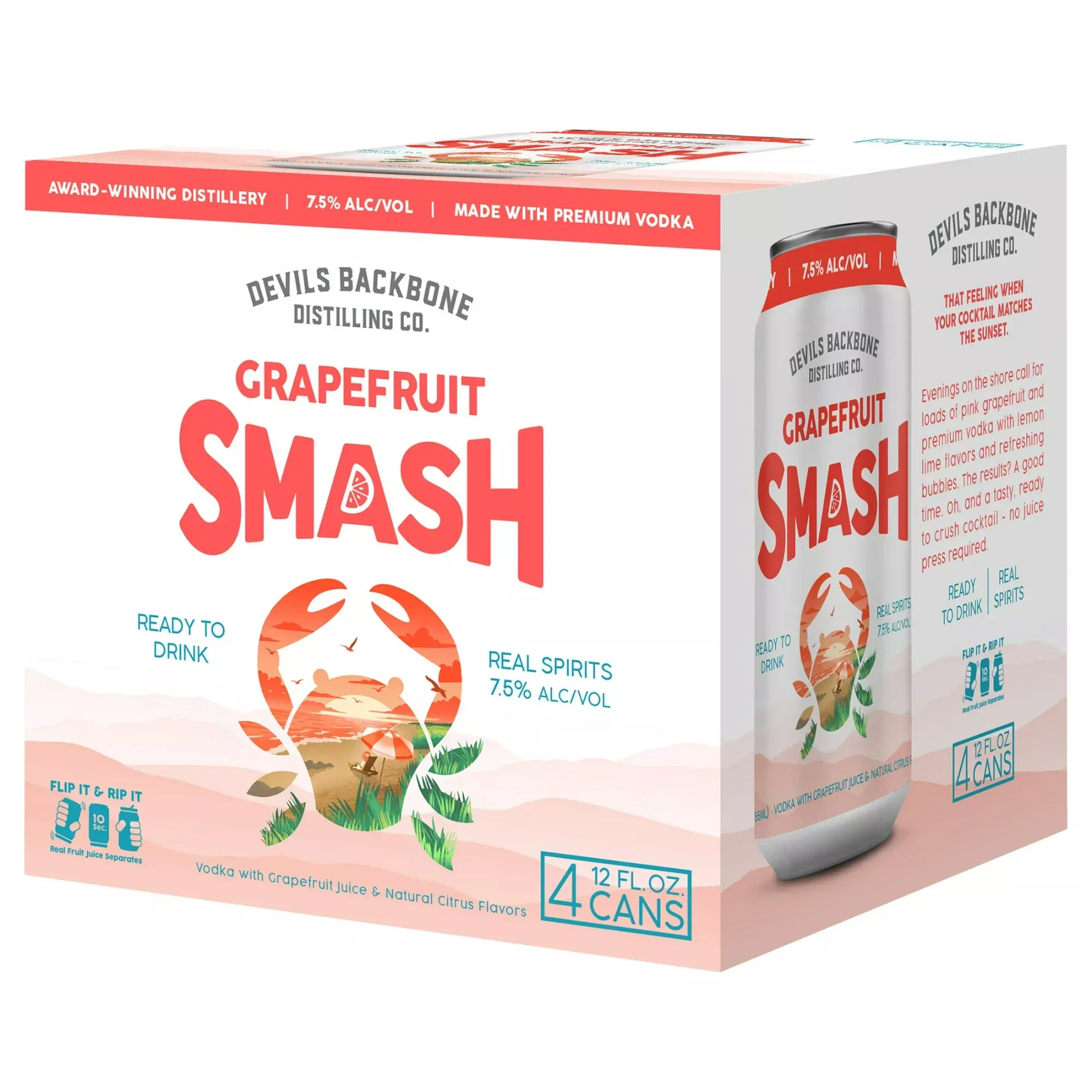 devil-s-backbone-brewing-grapefruit-smash-vodka-cocktail-12-oz-can-4-pack Devil's Backbone Brewing Grapefruit Smash Vodka Cocktail 12-Oz Can 4-Pack