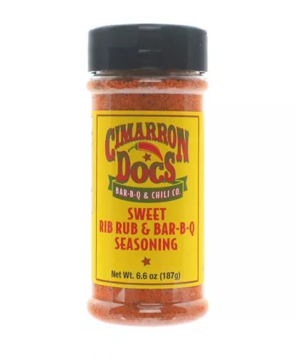 DISCONTINUED Cimarron Docs BBQ Sweet Rib Rub Bar-B-Que Seasoning Small 6.6oz