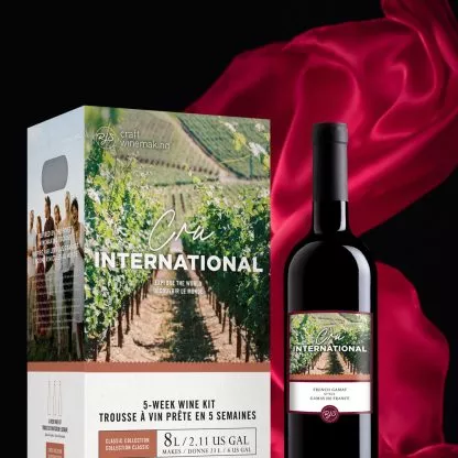 (DISCONTINUED Search us for GAMAY) BEAUJOLAIS WINE KIT RJ Spagnols Cru International French Gamay Style 6 Gallon CINT NZZZ4740 from RJS Winemaking