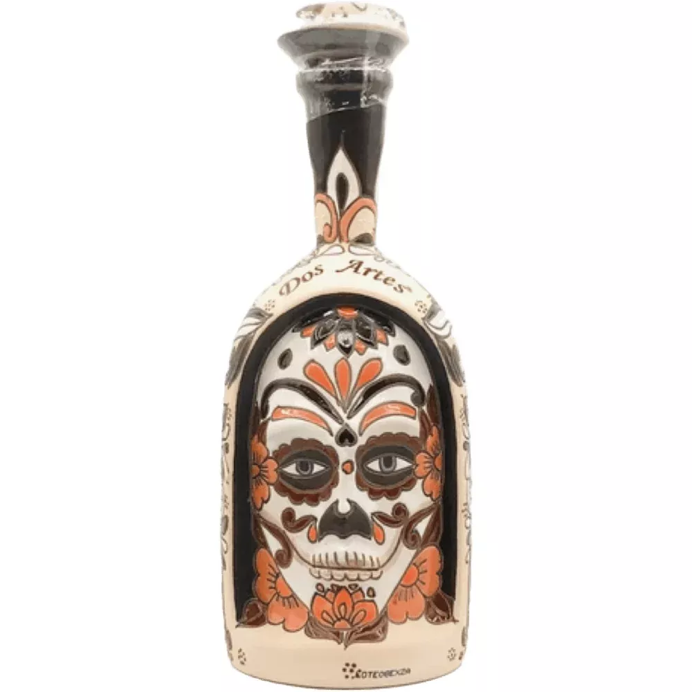 Dos Artes Extra Anejo Skull Bottle Tequila