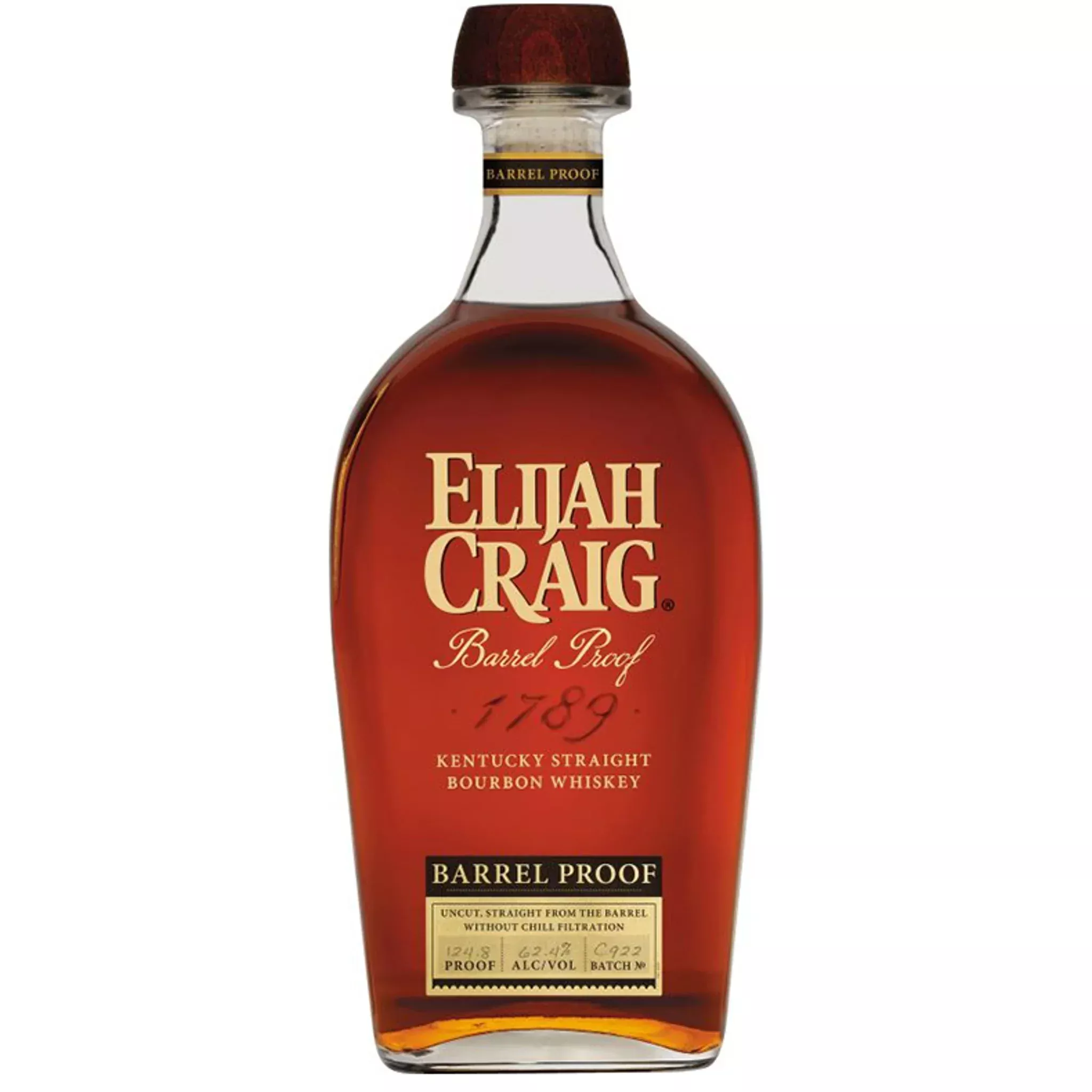 Elijah Craig Small Batch C922 Barrel Proof Bourbon Whiskey 750ml