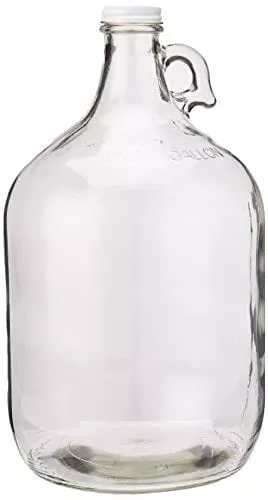 fastrack-mn-tf9e-s1ra-glass-water-bottle-includes-38-mm-metal-screw-cap-1-gallon FastRack MN-TF9E-S1RA Glass Water Bottle Includes 38 mm Metal Screw Cap, 1 gallon Capacity, Clear
