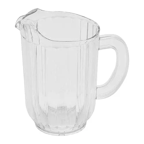 g-e-t-p-2064-1-cl-bpa-free-break-resistant-restaurant-style-plastic-pitcher-60-o G.E.T. P-2064-1-CL BPA-Free Break-Resistant Restaurant Style Plastic Pitcher, 60 Ounce, Clear