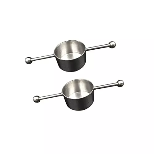 gazechimp-2-pieces-single-jigger-with-handles-liquor-measuring-tool Gazechimp 2 Pieces Single Jigger with Handles Liquor Measuring Tool