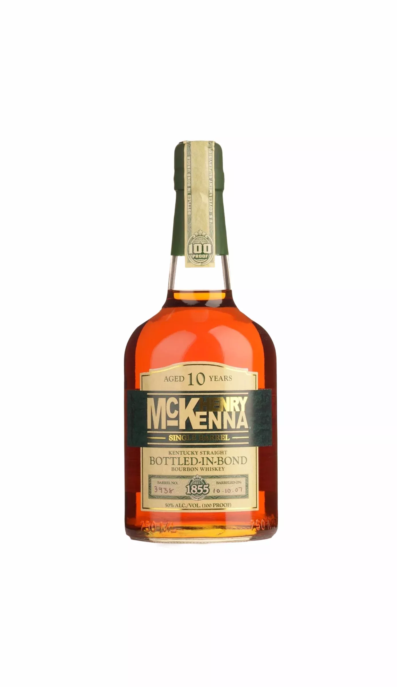 henry-mckenna-single-barrel-10-year-old-bourbon-whiskey-750ml Henry McKenna Single Barrel 10 Year Old Bourbon Whiskey 750ml
