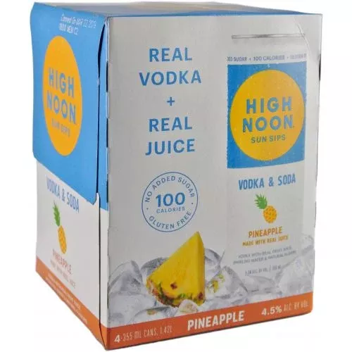 high-noon-pineapple-vodka-soda-355ml-can-4-pack High Noon Pineapple Vodka & Soda 355ml Can 4-Pack