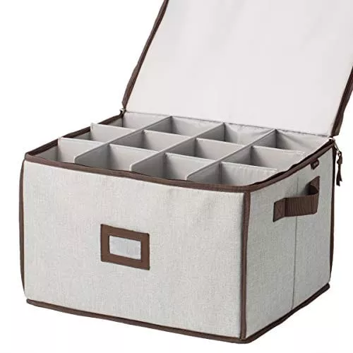 jillmo-wine-glass-storage-box-hard-shell-stackable-glassware-storage-container JILLMO Wine Glass Storage Box, Hard Shell and Stackable Glassware Storage Container