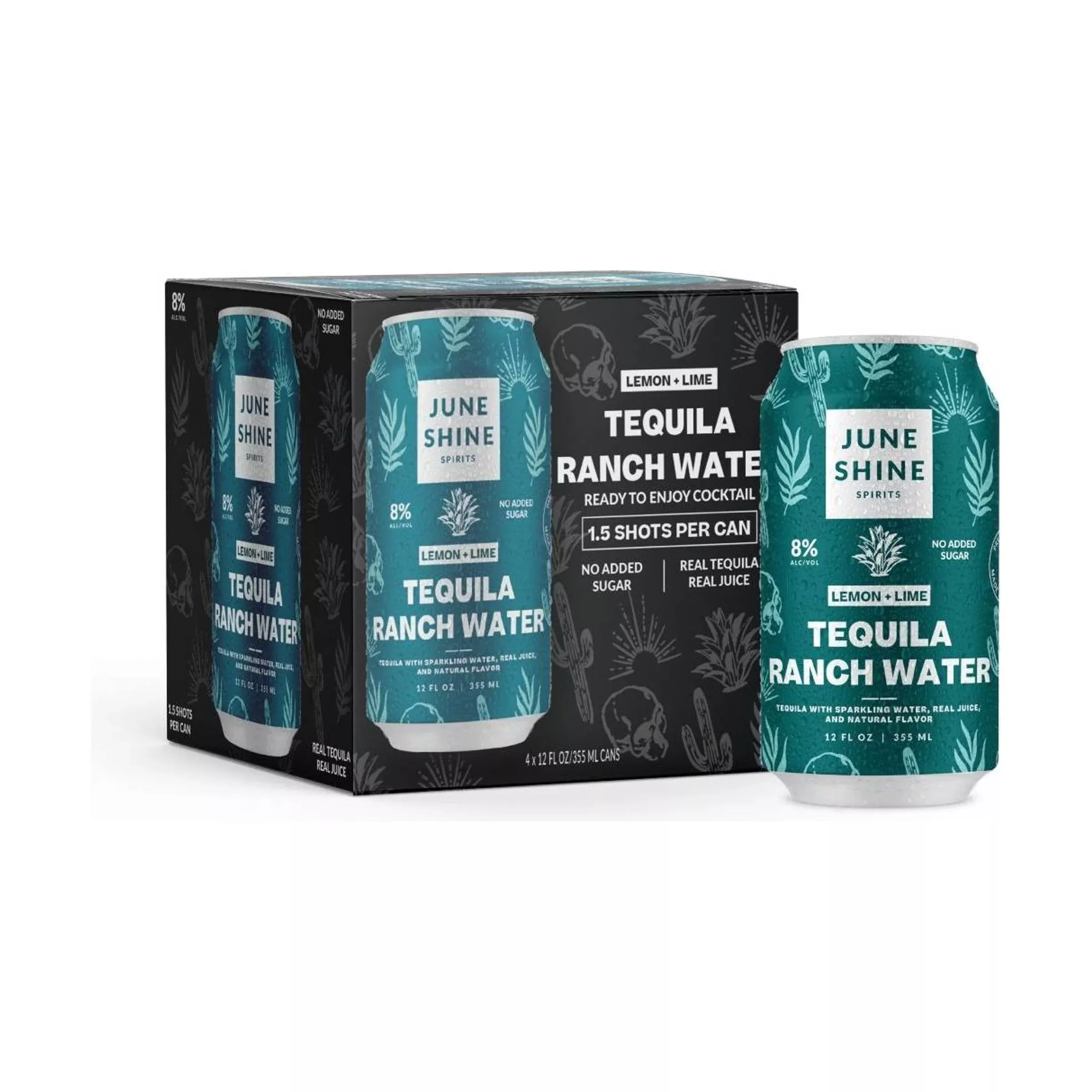 juneshine-lemon-lime-tequila-ranch-water-cocktail-can-4-pack Juneshine Lemon Lime Tequila Ranch Water Cocktail Can 4-Pack