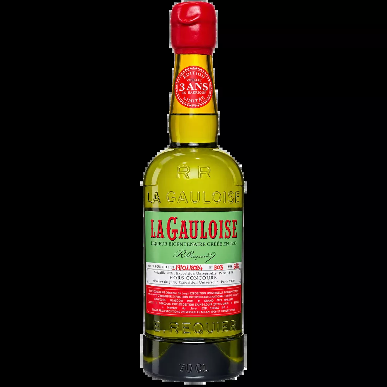 La Gauloise Green 3 Year Herbal Liqueur