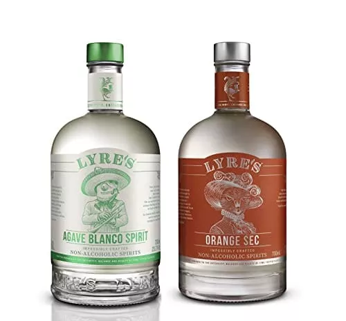 lyre-s-blanco-margarita-nonalcoholic-cocktail-set-2-pack-agave-blanco-tequila-st Lyre's Blanco Margarita Nonalcoholic Cocktail Set (2 pack), Agave Blanco (Tequila Style) and Orange Sec (Triple Sec Style)