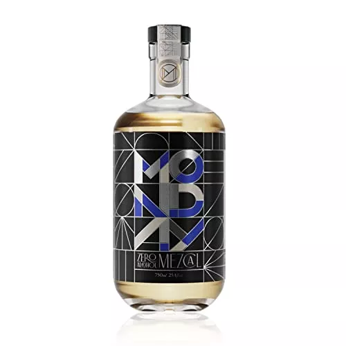 MONDAY Zero Alcohol Mezcal – An Award Winning Non-Alcoholic Spirit with Zero Carbs, No Sugar, 0 Calories - 750ml