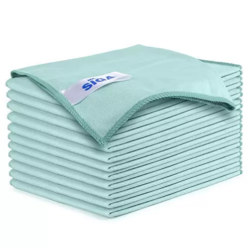 mr-siga-ultra-fine-microfiber-cloths-glass-pack-12-35-x-40cm-13-7-x-15-7 MR.SIGA Ultra Fine Microfiber Cloths for Glass, Pack of 12, 35 x 40cm 13.7" x 15.7"