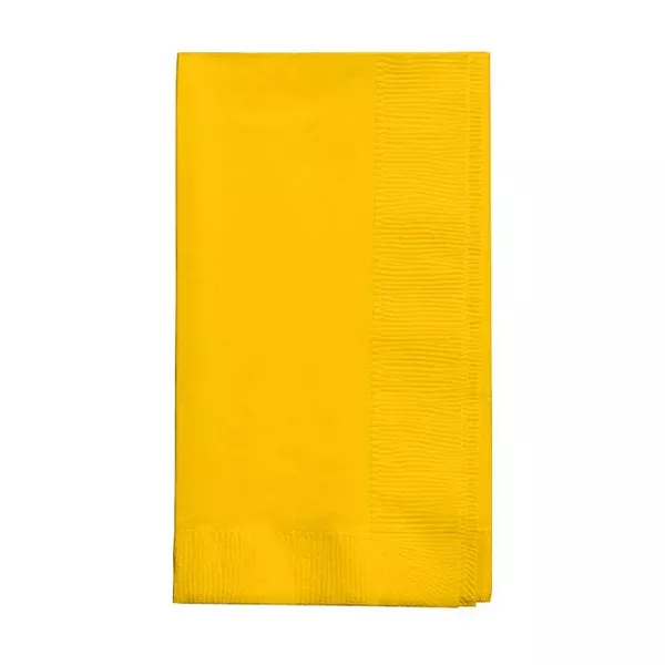 Napkin 2-Ply School Bus Yellow 100 ct