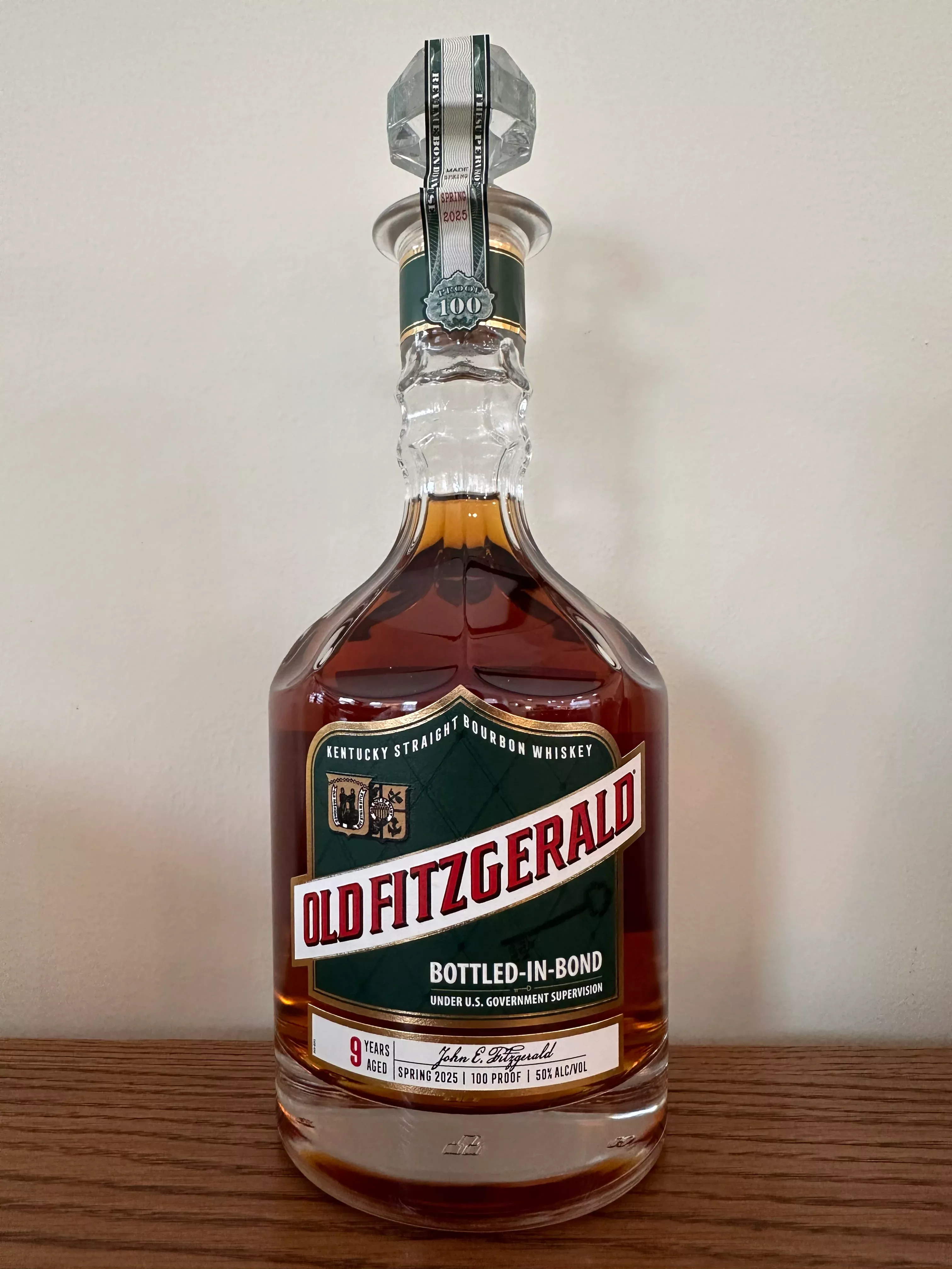 old-fitzgerald-bottled-in-bond-9-year-old-spring-2025-kentucky-straight-bourbon- Old Fitzgerald Bottled in Bond 9 Year Old Spring 2025 Kentucky Straight Bourbon Whiskey 750ml
