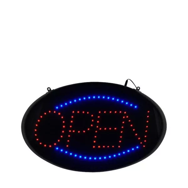 open-led-oval-sign-each "Open" LED Oval Sign each