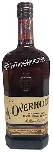A. OVERHOLT RYE MONONGAHELA MASH 4YR 750ML STRAIGHT RYE WHISKEY