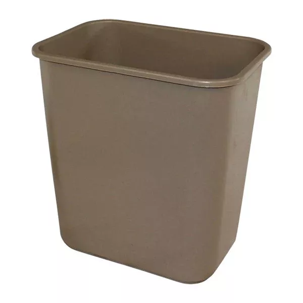 soft-sided-plastic-wastebasket-beige-28-qt-each Soft-Sided Plastic Wastebasket Beige 28 qt each