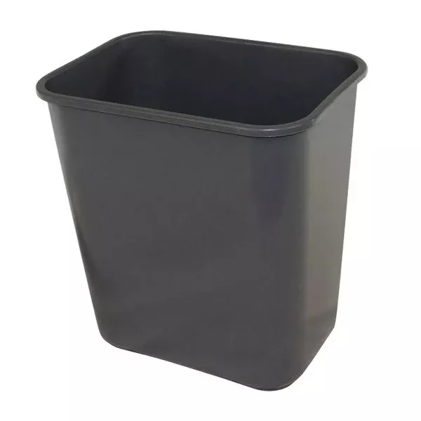 soft-sided-plastic-wastebasket-gray-28-qt-each Soft-Sided Plastic Wastebasket Gray 28 qt each