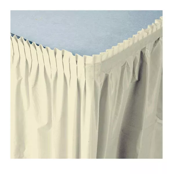 tableskirt-ivory-each Tableskirt Ivory each